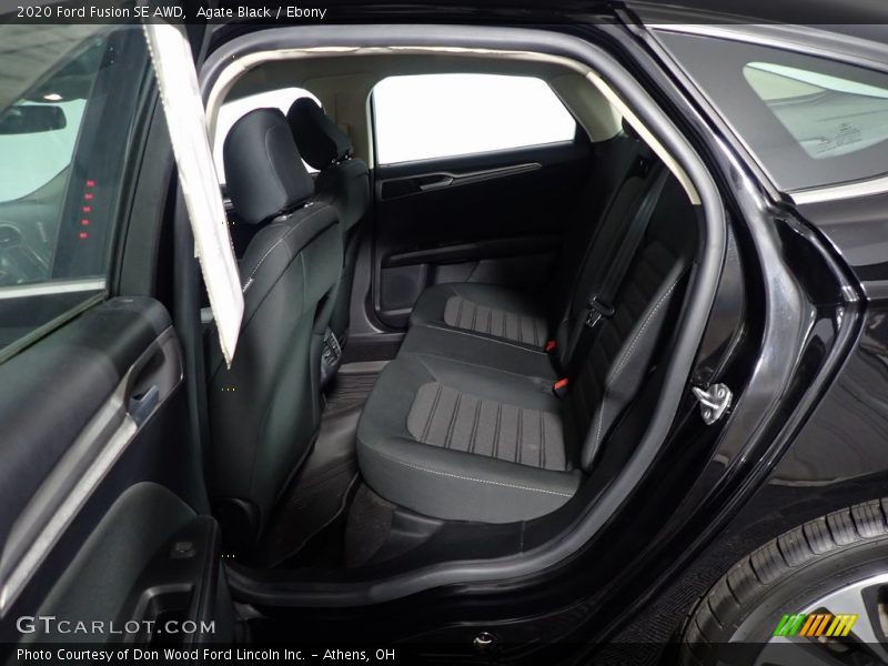 Agate Black / Ebony 2020 Ford Fusion SE AWD