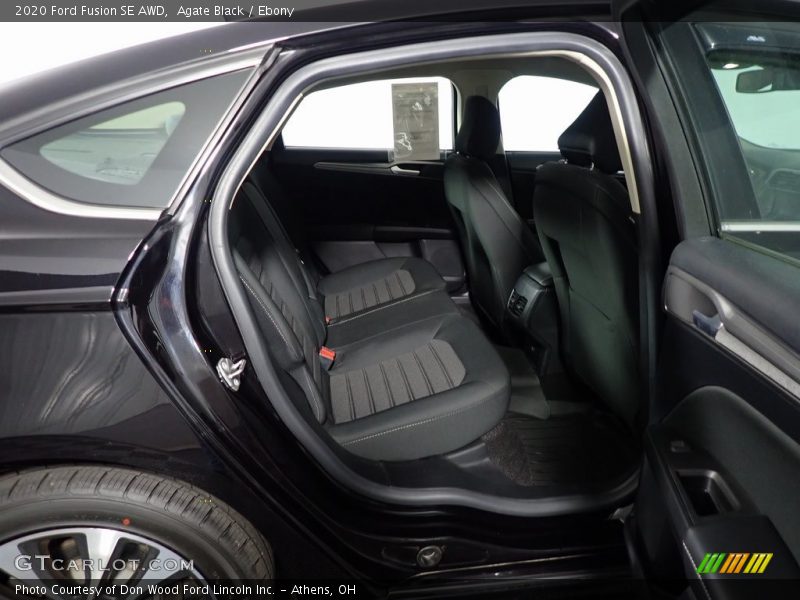 Agate Black / Ebony 2020 Ford Fusion SE AWD