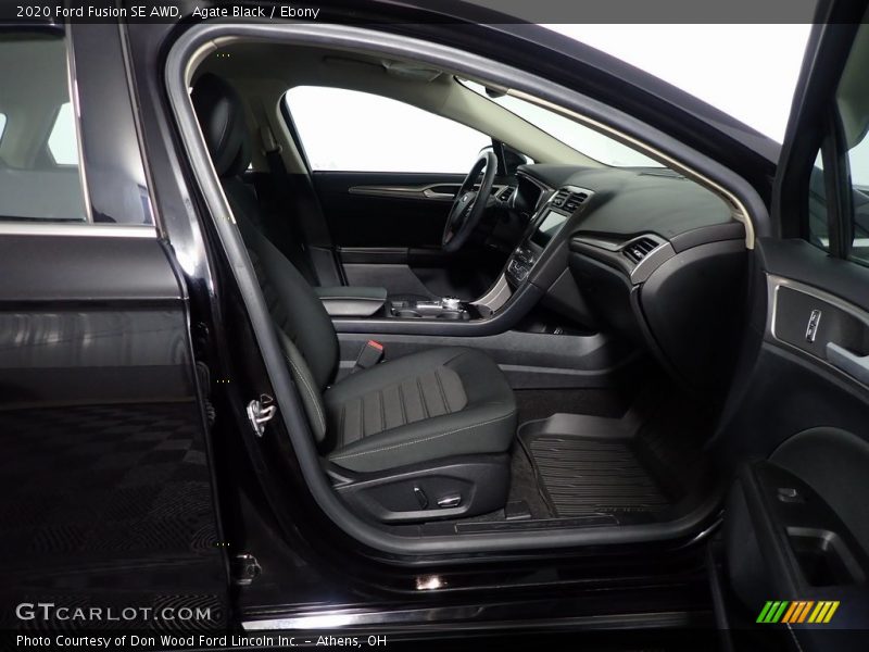 Agate Black / Ebony 2020 Ford Fusion SE AWD