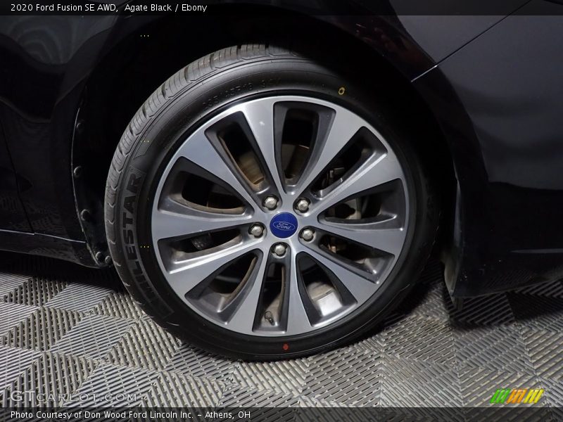 Agate Black / Ebony 2020 Ford Fusion SE AWD