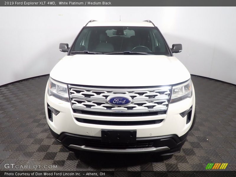 White Platinum / Medium Black 2019 Ford Explorer XLT 4WD