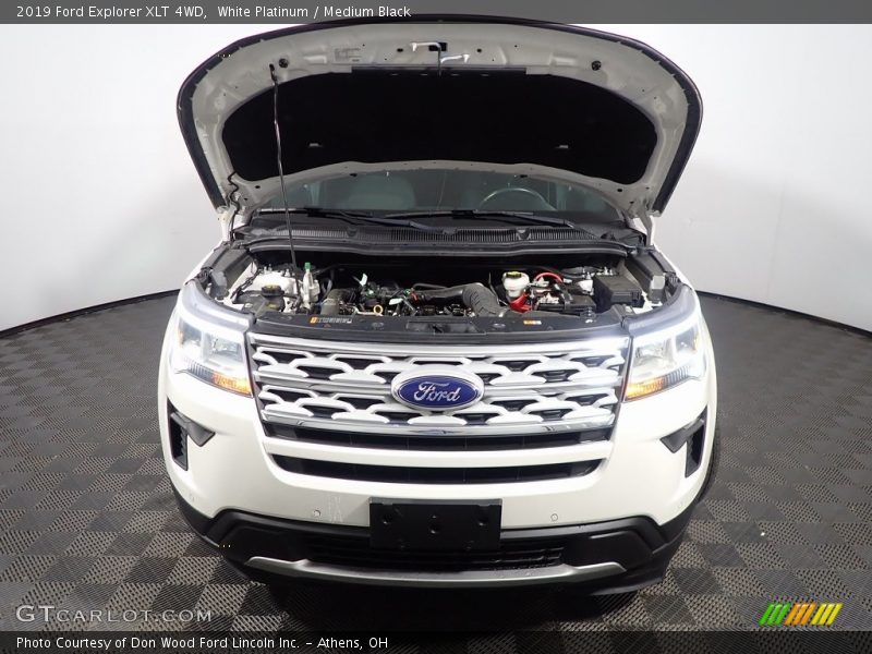 White Platinum / Medium Black 2019 Ford Explorer XLT 4WD