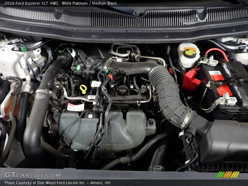 White Platinum / Medium Black 2019 Ford Explorer XLT 4WD