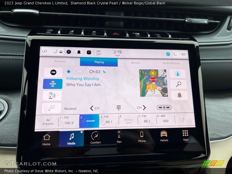 Controls of 2023 Grand Cherokee L Limited