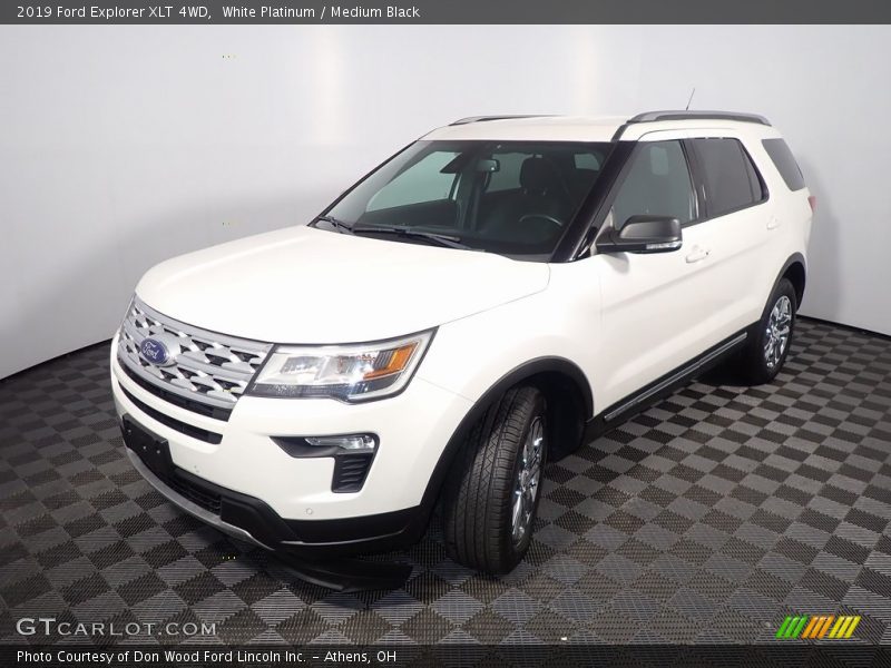 White Platinum / Medium Black 2019 Ford Explorer XLT 4WD