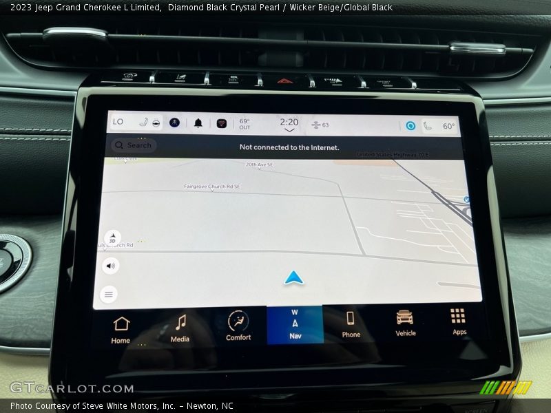 Navigation of 2023 Grand Cherokee L Limited