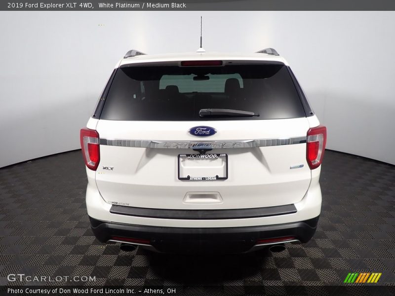 White Platinum / Medium Black 2019 Ford Explorer XLT 4WD