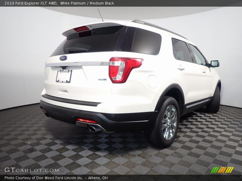 White Platinum / Medium Black 2019 Ford Explorer XLT 4WD