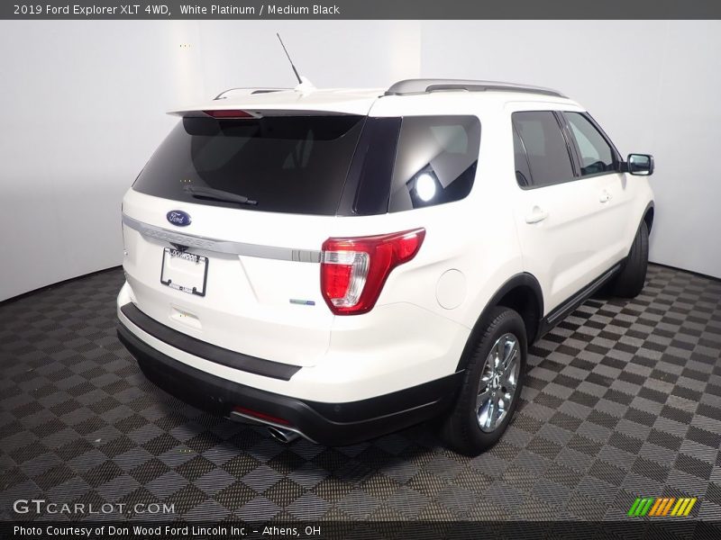 White Platinum / Medium Black 2019 Ford Explorer XLT 4WD