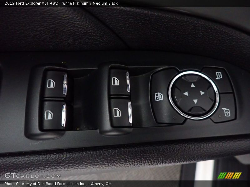 White Platinum / Medium Black 2019 Ford Explorer XLT 4WD