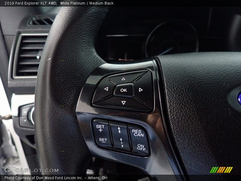 White Platinum / Medium Black 2019 Ford Explorer XLT 4WD