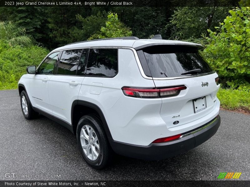 Bright White / Global Black 2023 Jeep Grand Cherokee L Limited 4x4