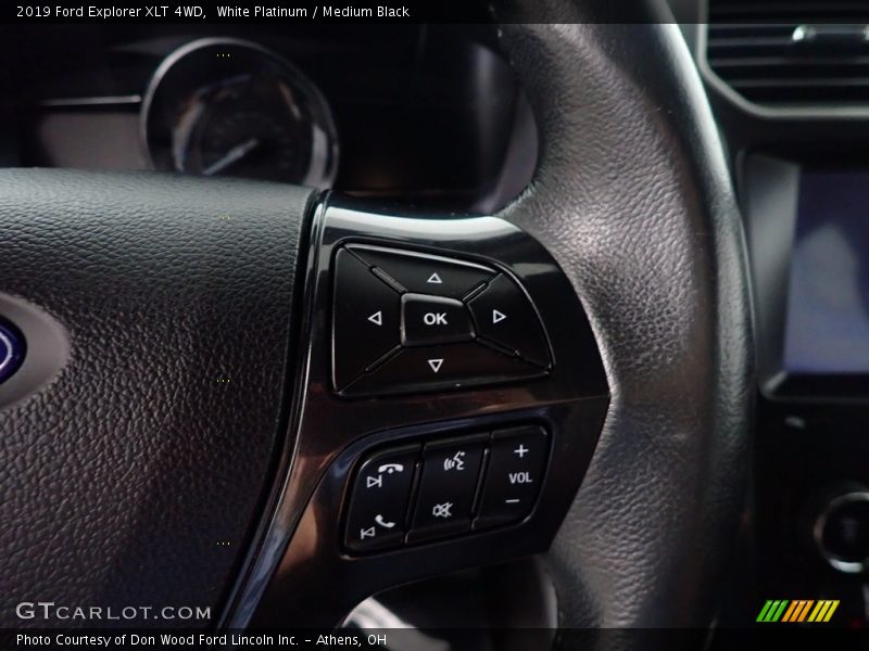 White Platinum / Medium Black 2019 Ford Explorer XLT 4WD