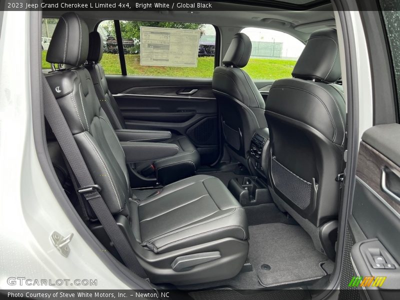 Bright White / Global Black 2023 Jeep Grand Cherokee L Limited 4x4