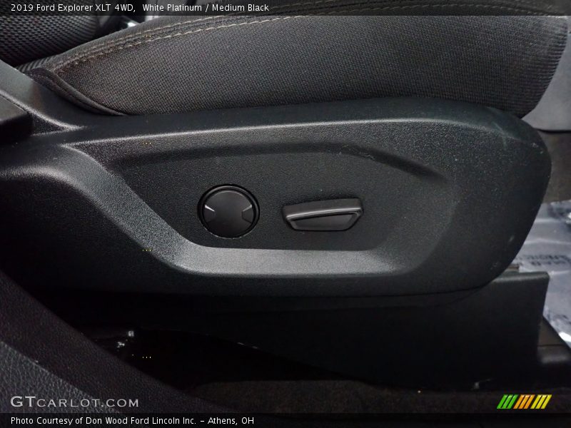 White Platinum / Medium Black 2019 Ford Explorer XLT 4WD