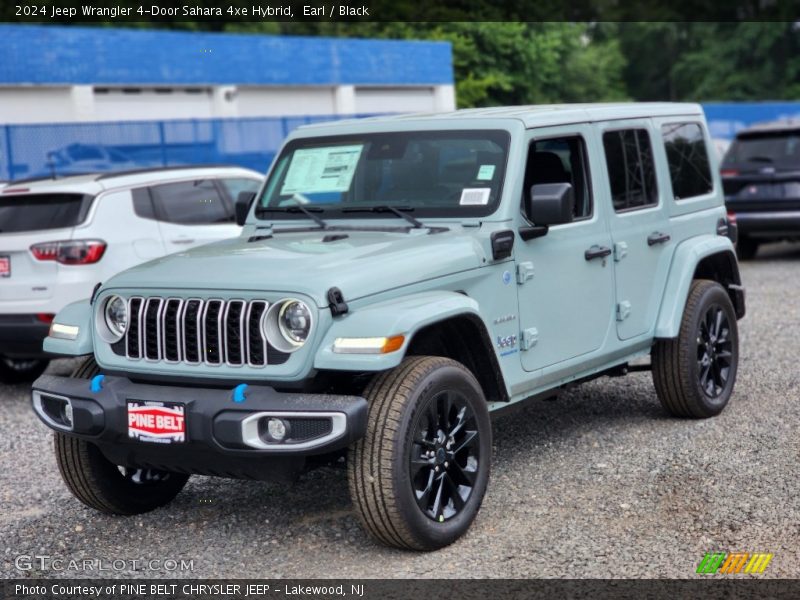 Earl / Black 2024 Jeep Wrangler 4-Door Sahara 4xe Hybrid
