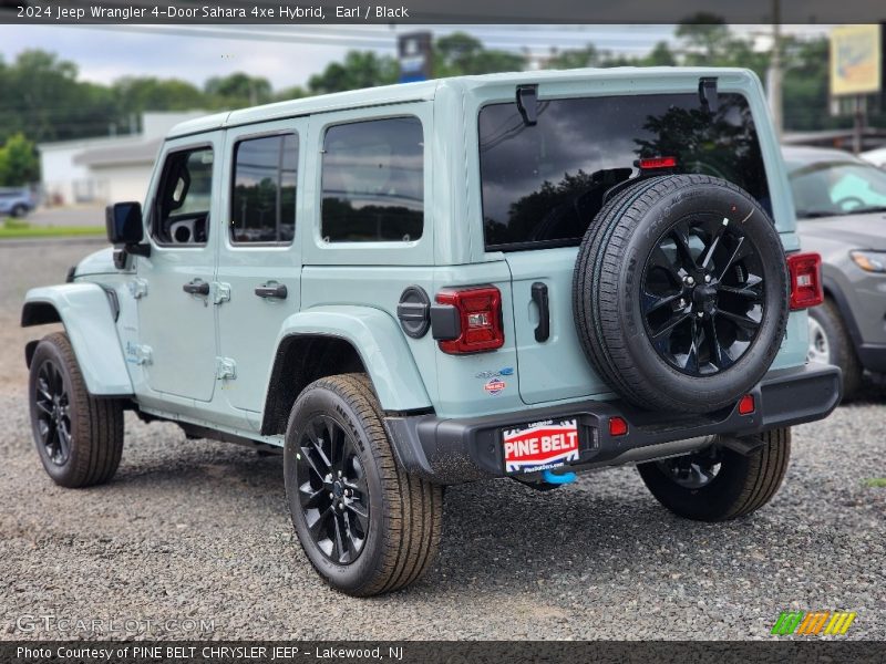 Earl / Black 2024 Jeep Wrangler 4-Door Sahara 4xe Hybrid