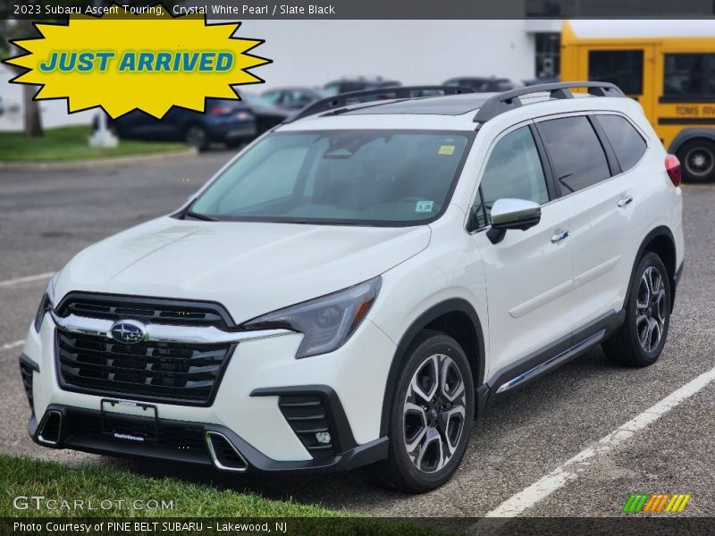 Crystal White Pearl / Slate Black 2023 Subaru Ascent Touring