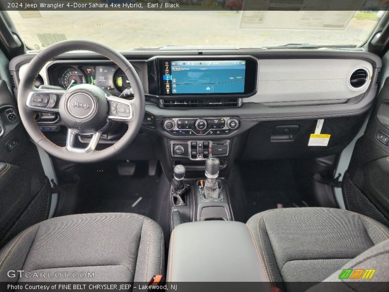 Dashboard of 2024 Wrangler 4-Door Sahara 4xe Hybrid