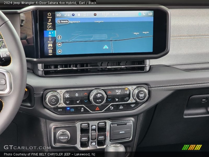 Navigation of 2024 Wrangler 4-Door Sahara 4xe Hybrid