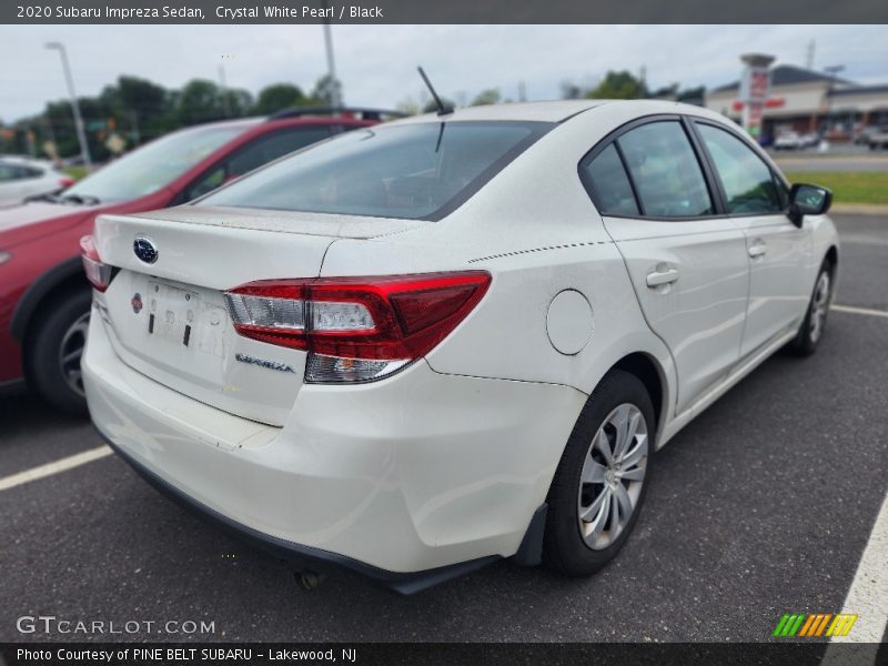 Crystal White Pearl / Black 2020 Subaru Impreza Sedan