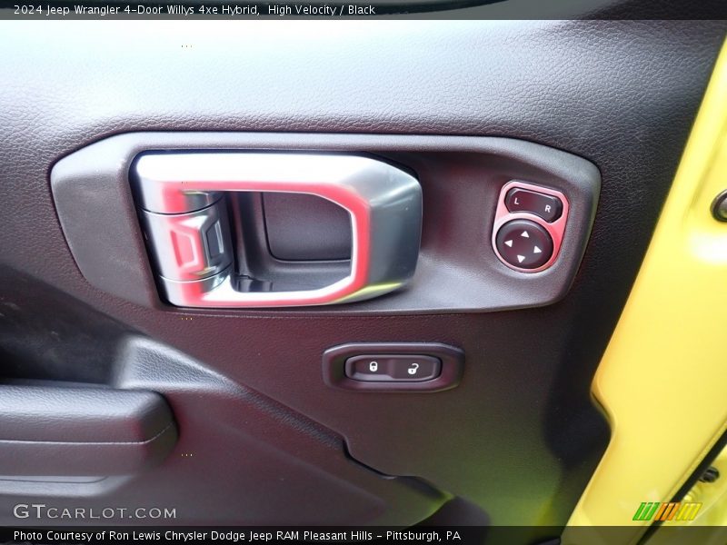 High Velocity / Black 2024 Jeep Wrangler 4-Door Willys 4xe Hybrid