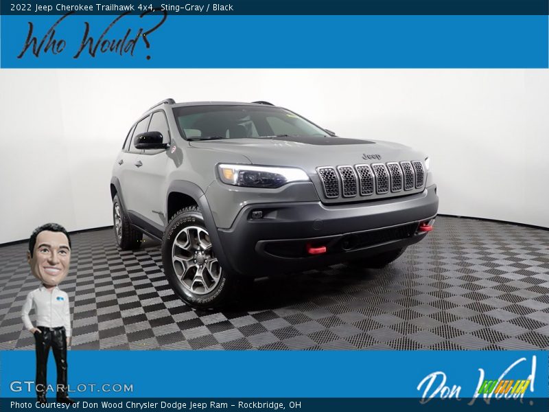 Sting-Gray / Black 2022 Jeep Cherokee Trailhawk 4x4