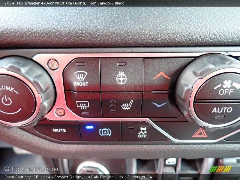 High Velocity / Black 2024 Jeep Wrangler 4-Door Willys 4xe Hybrid