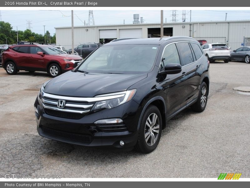 Crystal Black Pearl / Beige 2016 Honda Pilot EX-L