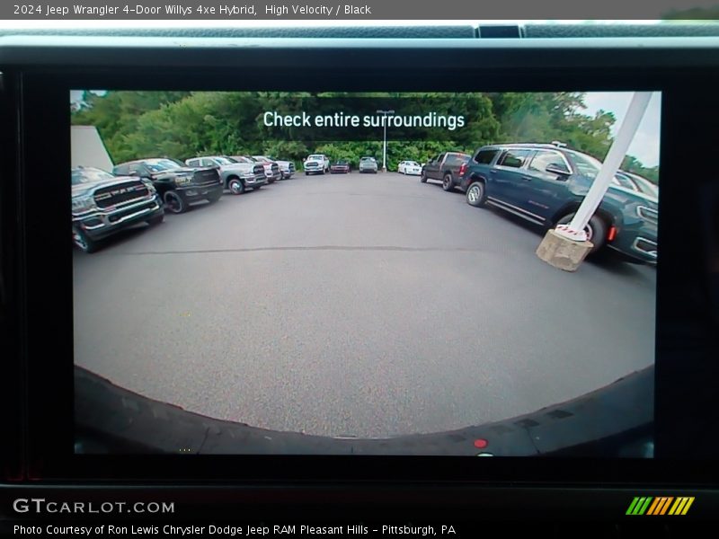High Velocity / Black 2024 Jeep Wrangler 4-Door Willys 4xe Hybrid