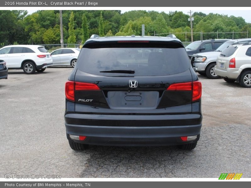 Crystal Black Pearl / Beige 2016 Honda Pilot EX-L