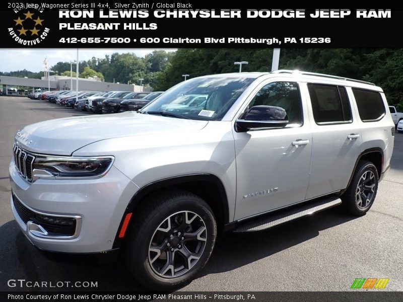 Silver Zynith / Global Black 2023 Jeep Wagoneer Series III 4x4