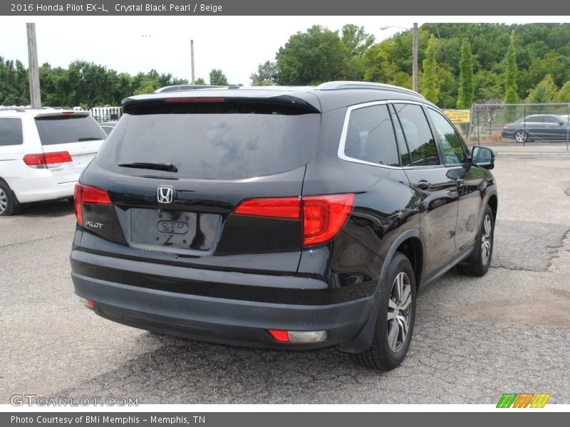 Crystal Black Pearl / Beige 2016 Honda Pilot EX-L