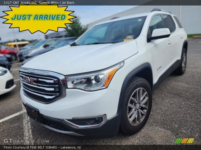 Summit White / Jet Black 2017 GMC Acadia SLE