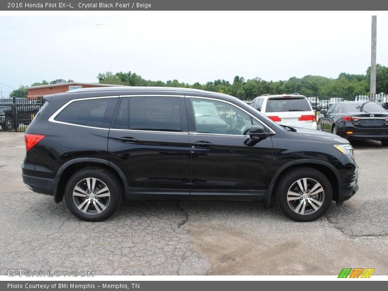 Crystal Black Pearl / Beige 2016 Honda Pilot EX-L