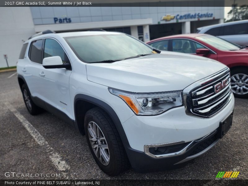 Summit White / Jet Black 2017 GMC Acadia SLE