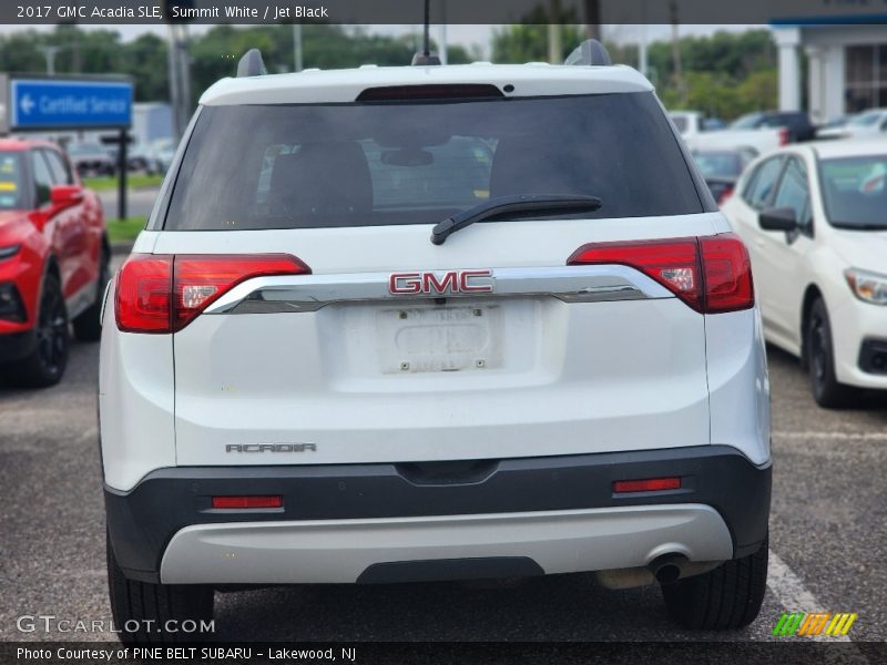 Summit White / Jet Black 2017 GMC Acadia SLE