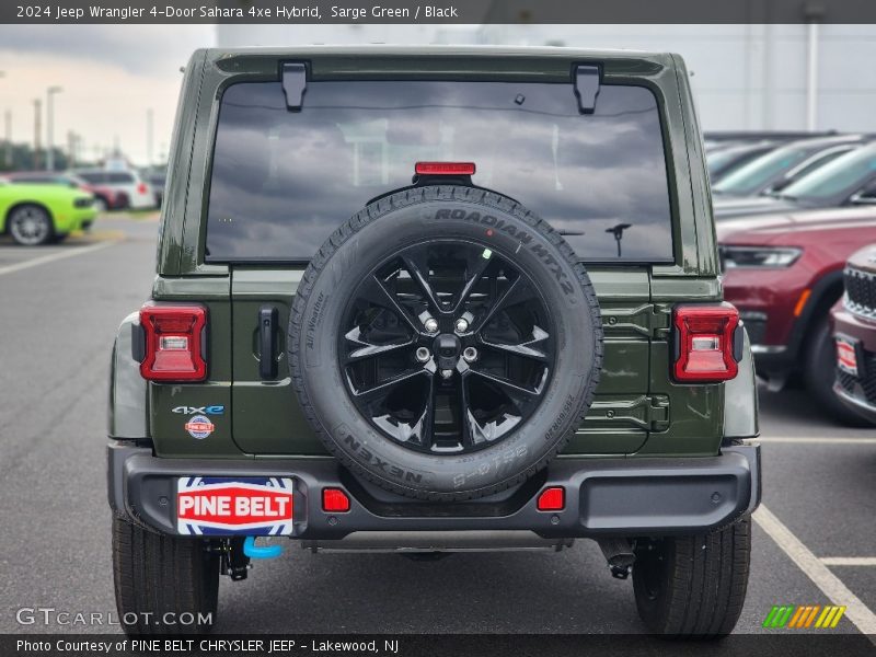 Sarge Green / Black 2024 Jeep Wrangler 4-Door Sahara 4xe Hybrid