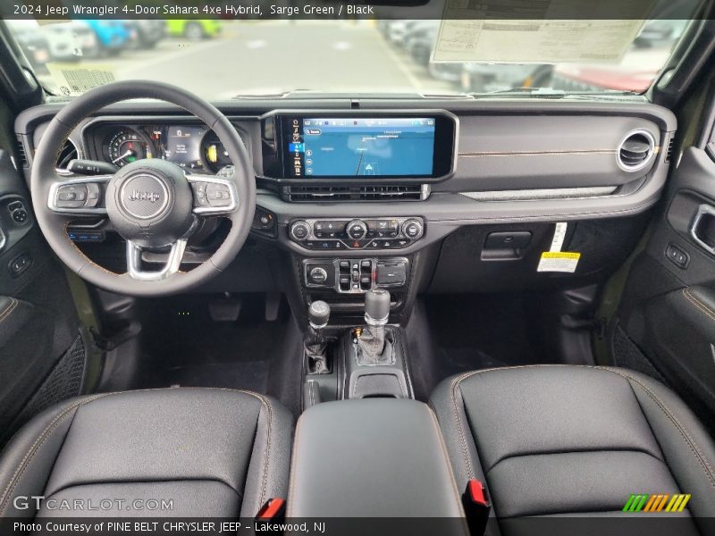 Sarge Green / Black 2024 Jeep Wrangler 4-Door Sahara 4xe Hybrid
