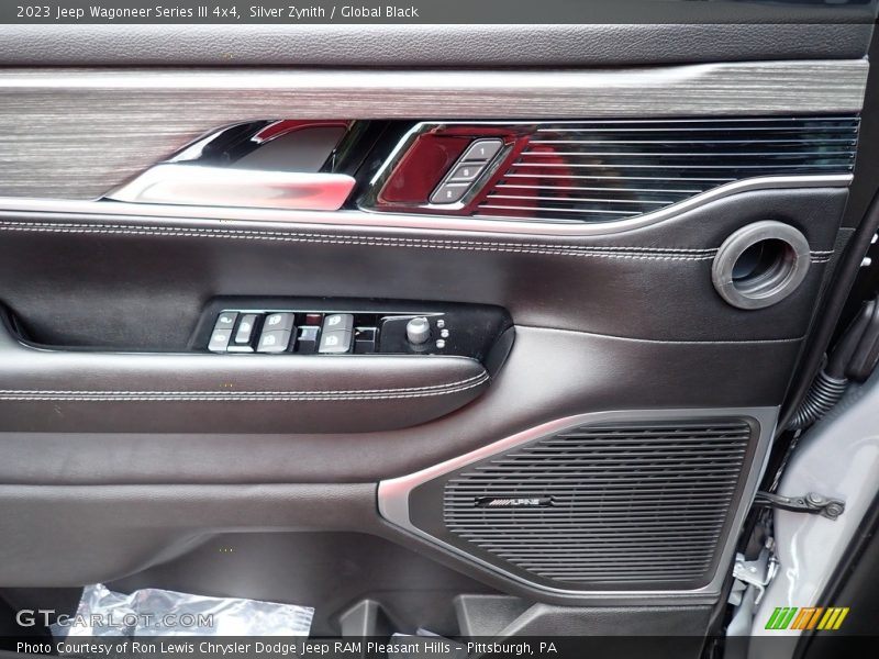 Silver Zynith / Global Black 2023 Jeep Wagoneer Series III 4x4