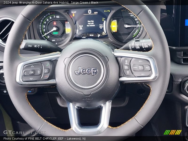 Sarge Green / Black 2024 Jeep Wrangler 4-Door Sahara 4xe Hybrid
