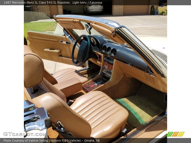  1987 SL Class 560 SL Roadster Palomino Interior