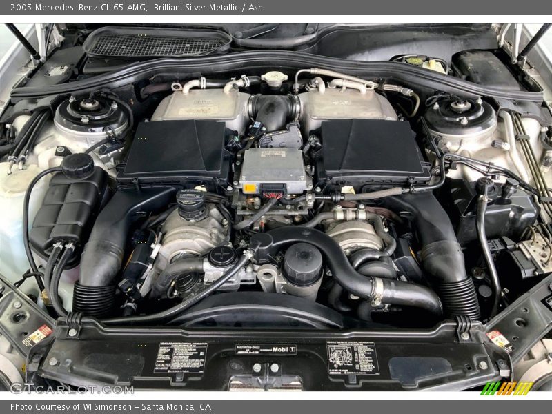  2005 CL 65 AMG Engine - 6.0L AMG Turbocharged SOHC 36V V12