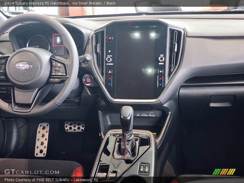 Dashboard of 2024 Impreza RS Hatchback