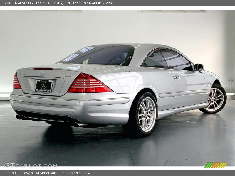 Brilliant Silver Metallic / Ash 2005 Mercedes-Benz CL 65 AMG