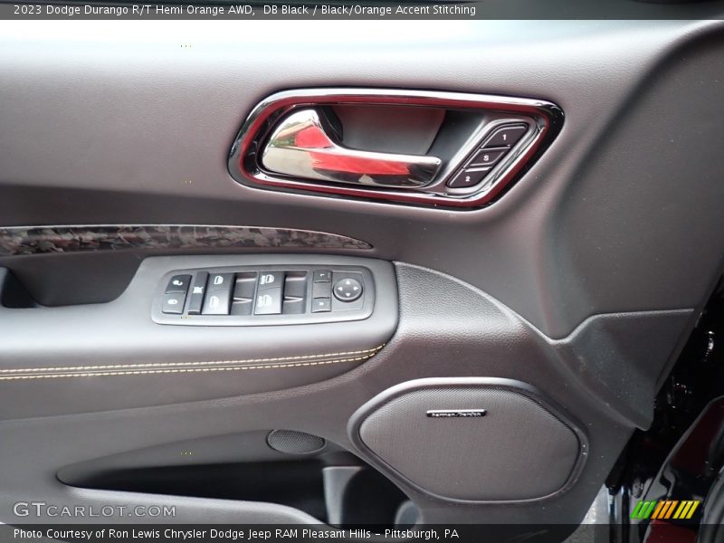 Door Panel of 2023 Durango R/T Hemi Orange AWD