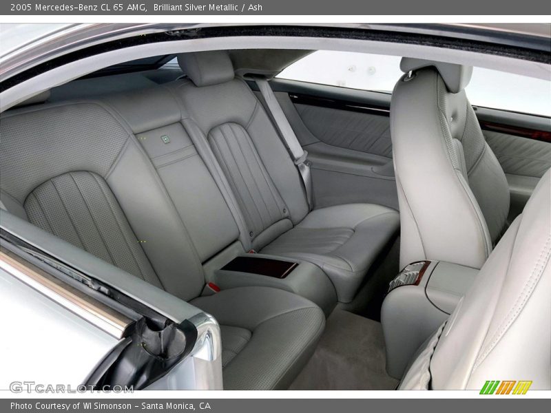 Rear Seat of 2005 CL 65 AMG