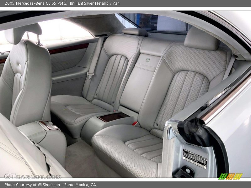 Rear Seat of 2005 CL 65 AMG
