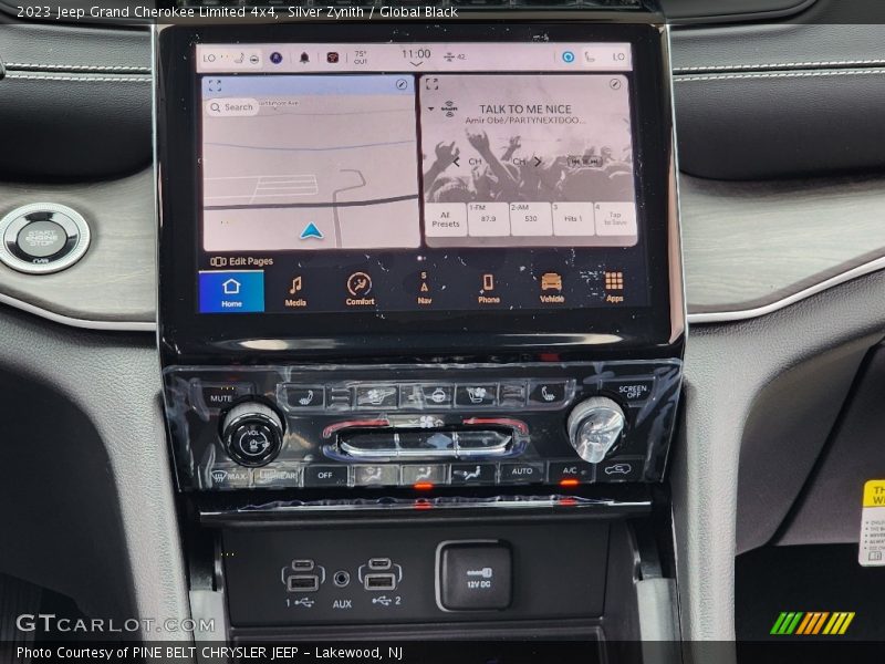 Silver Zynith / Global Black 2023 Jeep Grand Cherokee Limited 4x4