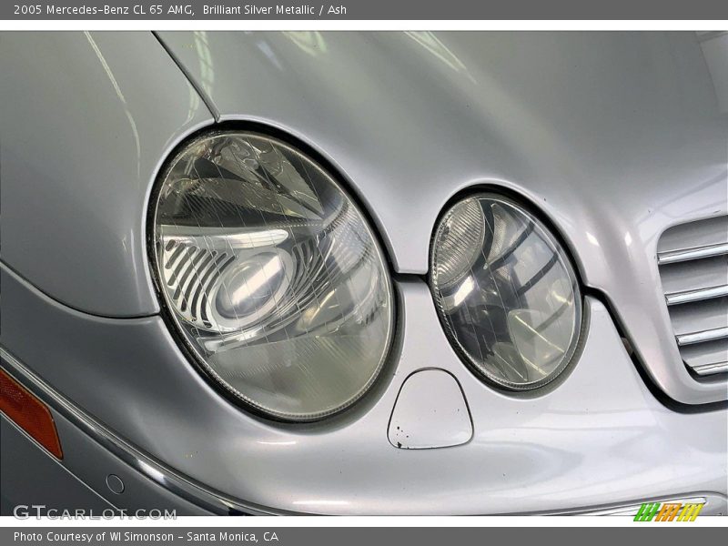 Brilliant Silver Metallic / Ash 2005 Mercedes-Benz CL 65 AMG